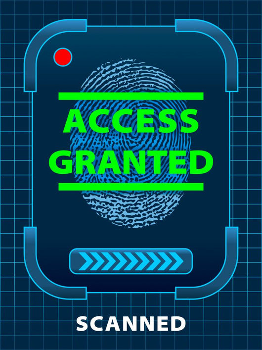 Finger-print Scanning Access Granted