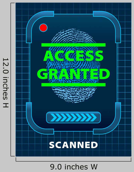 Finger-print Scanning Access Granted