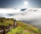 Dramatic Clouds with Mountain