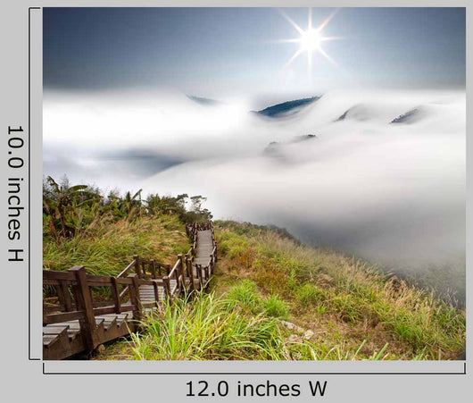 Dramatic Clouds with Mountain