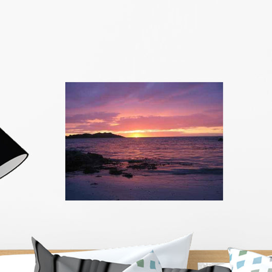 Iona Beach Sunset Wall Decal