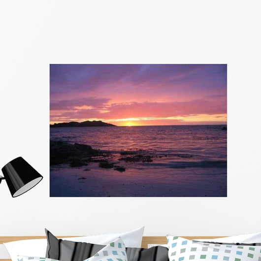 Iona Beach Sunset Wall Decal
