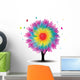 Tree with Flower Wall Mural