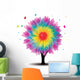 Tree with Flower Wall Mural
