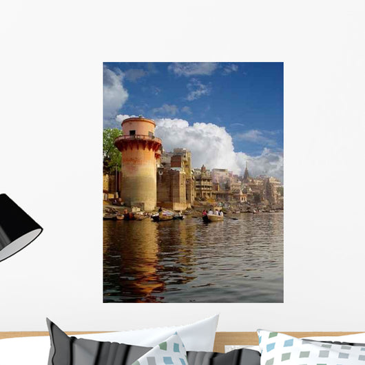 River Ganga Saint City Wall Decal