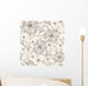 Abstract Floral Pattern Seamless Wall Decal