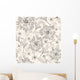 Abstract Floral Pattern Seamless Wall Decal