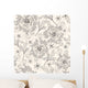 Abstract Floral Pattern Seamless Wall Decal