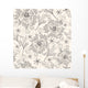 Abstract Floral Pattern Seamless Wall Decal