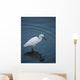 Egret Aka Heron Water Wall Mural
