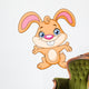 Happy bunny Wall Decal