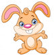 Happy bunny Wall Decal