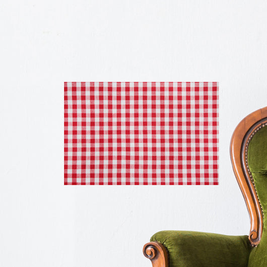 Checkered Tablecloth Red and