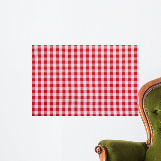 Checkered Tablecloth Red and