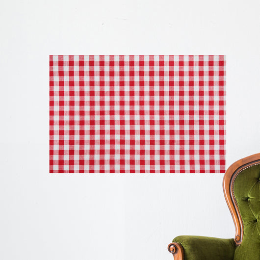 Checkered Tablecloth Red and