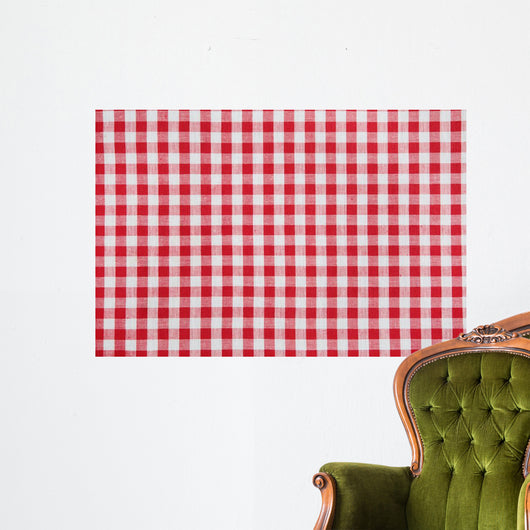 Checkered Tablecloth Red and