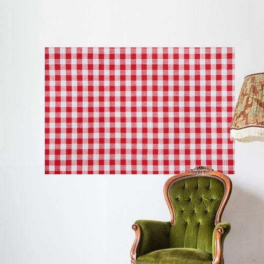 Checkered Tablecloth Red and