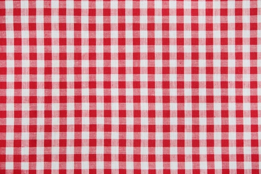 Checkered Tablecloth Red and