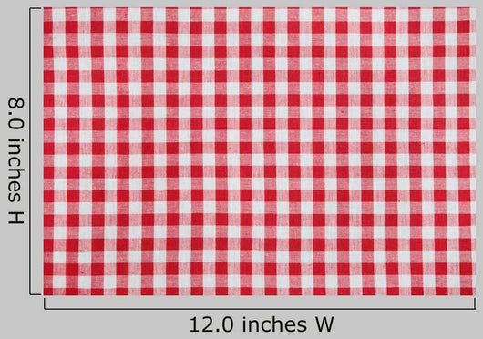 Checkered Tablecloth Red and