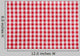 Checkered Tablecloth Red and