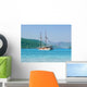 White Ship Wall Decal
