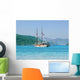 White Ship Wall Decal