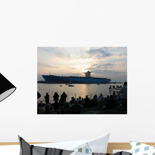 The world's biggest container ship Wall Mural