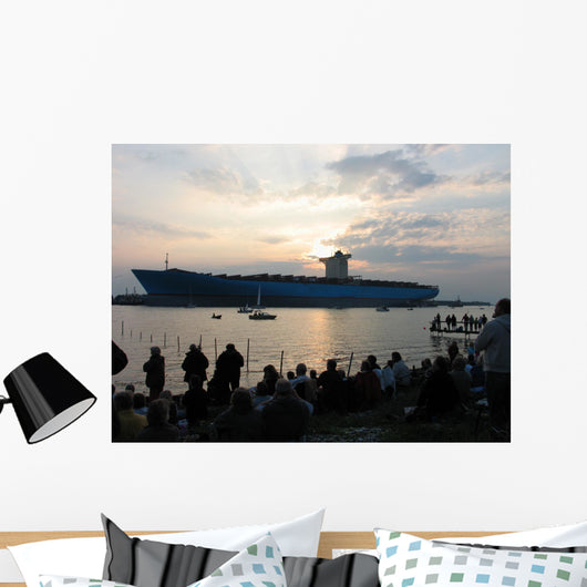 The world's biggest container ship Wall Mural