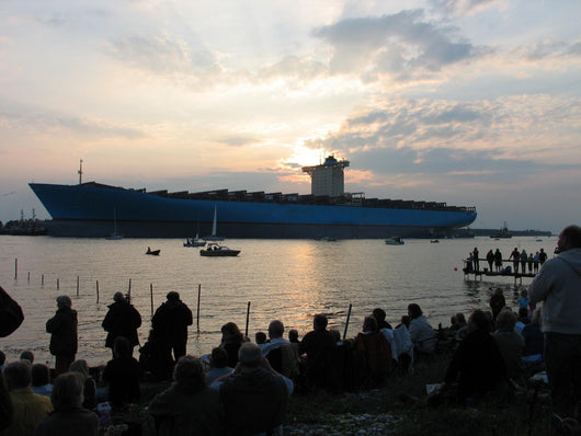The world's biggest container ship Wall Mural
