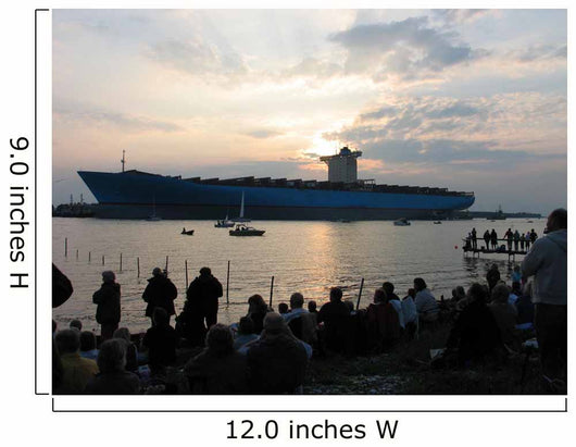The world's biggest container ship Wall Mural