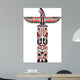Haida Style Totem Pattern Wall Decal