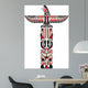Haida Style Totem Pattern Wall Decal