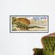 Kampuchea - 1986: Shows Edaphosaurus, Series Devoted to Prehisto Wall Mural