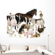 Group Farm Animals Wall Decal