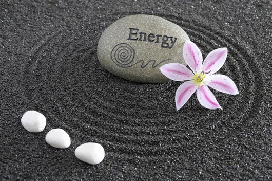 Zen Garden With Stone of Energy Wall Mural