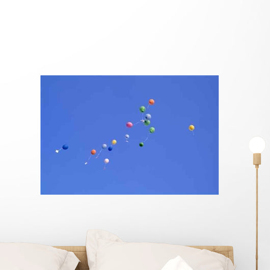 Ninety Nine Balloon Wall Decal