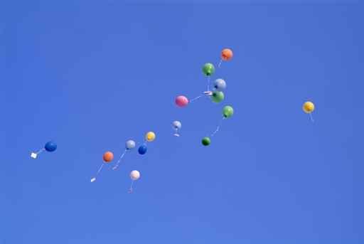 Ninety Nine Balloon Wall Decal