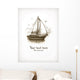 Old Fasioned Illustration Sailing