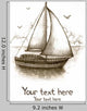Old Fasioned Illustration Sailing