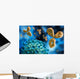 Virus with Antibodies Wall Mural