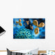 Virus with Antibodies Wall Mural
