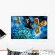 Virus with Antibodies Wall Mural