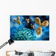 Virus with Antibodies Wall Mural