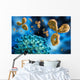 Virus with Antibodies Wall Mural