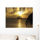 Sunset Boat Wall Decal