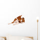 Little Basenji Puppy, Brindle Colour, 2 Month Wall Decal