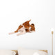 Little Basenji Puppy, Brindle Colour, 2 Month Wall Decal