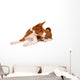 Little Basenji Puppy, Brindle Colour, 2 Month Wall Decal