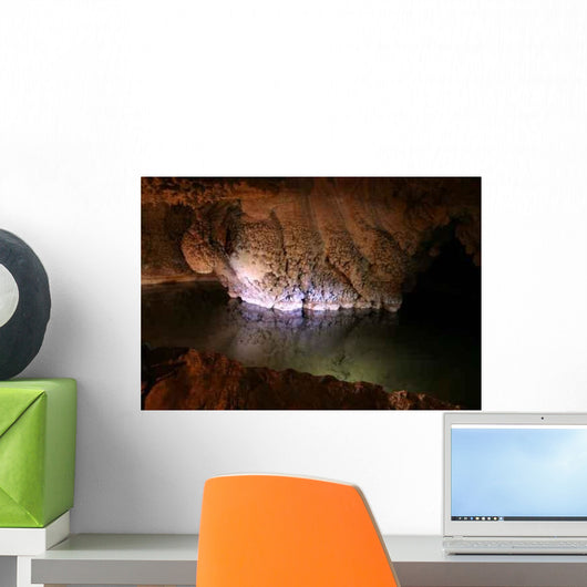 Mysterious Cave Pond Wall Decal