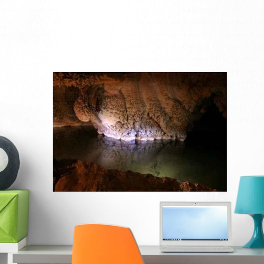 Mysterious Cave Pond Wall Decal